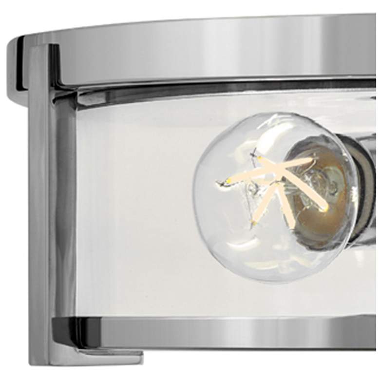 Image 6 HINKLEY FOYER LOWELL Large Flush Mount Chrome with Clear glass more views