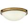 Hinkley Foyer Maxwell 13 3/4"W Heritage Brass Ceiling Light