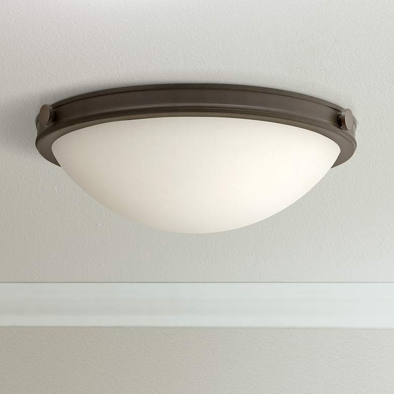 Image 1 Hinkley Foyer Maxwell 19 inchW Oil-Rubbed Bronze Ceiling Light