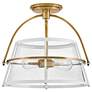 Thumbnail3 of Hinkley - Foyer Tournon Medium Semi-Flush Mount- Heritage Brass more views