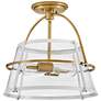 Thumbnail4 of Hinkley - Foyer Tournon Medium Semi-Flush Mount- Heritage Brass more views