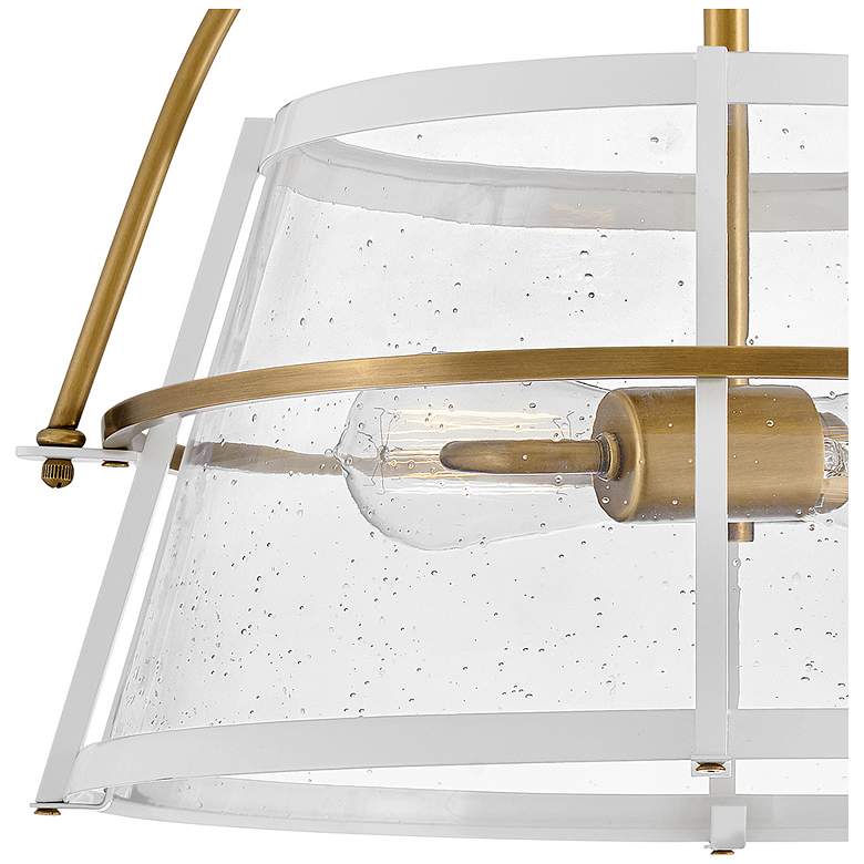 Image 6 Hinkley - Foyer Tournon Medium Semi-Flush Mount- Heritage Brass more views