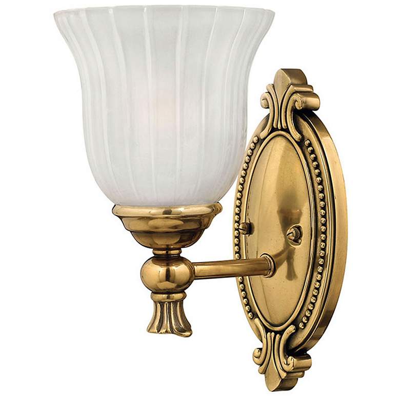 Image 1 Hinkley Francoise 10.8 inch High Burnished Brass Bath Vanity Light