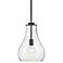 Hinkley Frankie 10" Wide Black Teardrop Mini Pendant