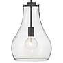 2_Hinkley Frankie 10" Wide Black Teardrop Mini Pendant more views