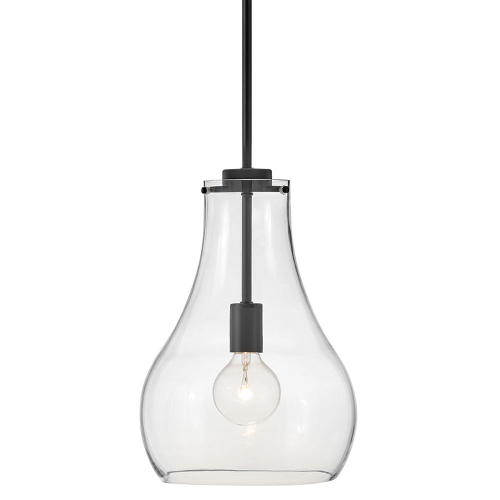 Image 6 Hinkley Frankie 10" Wide Black Teardrop Mini Pendant more views