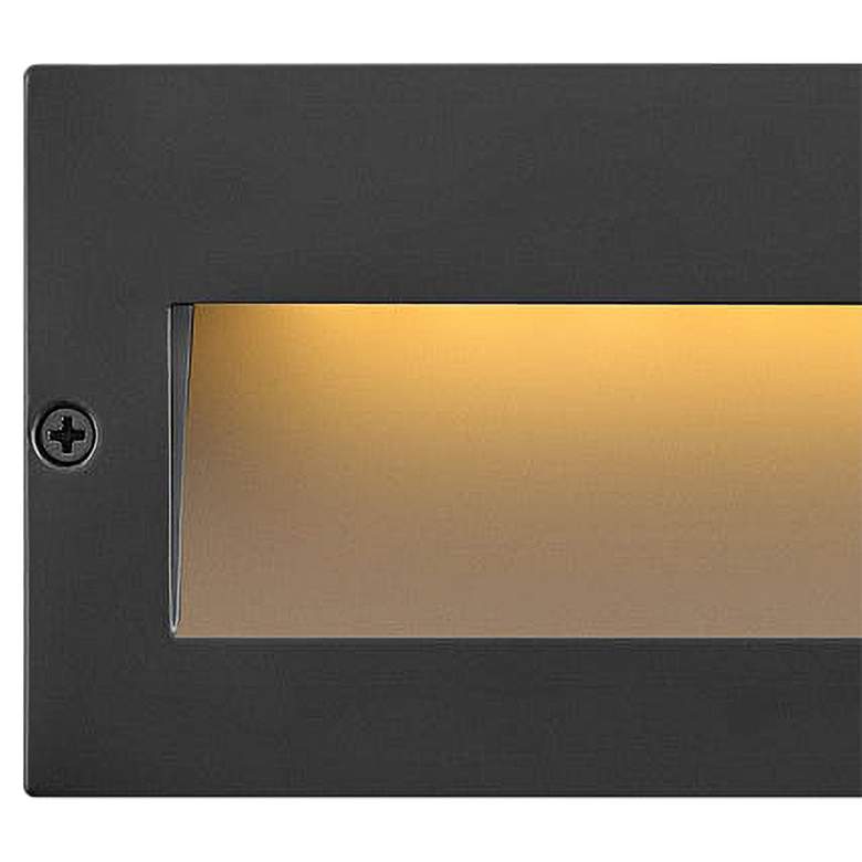 Image 2 Hinkley Fraser 8 1/2" Wide Satin Black LED Step Light more views