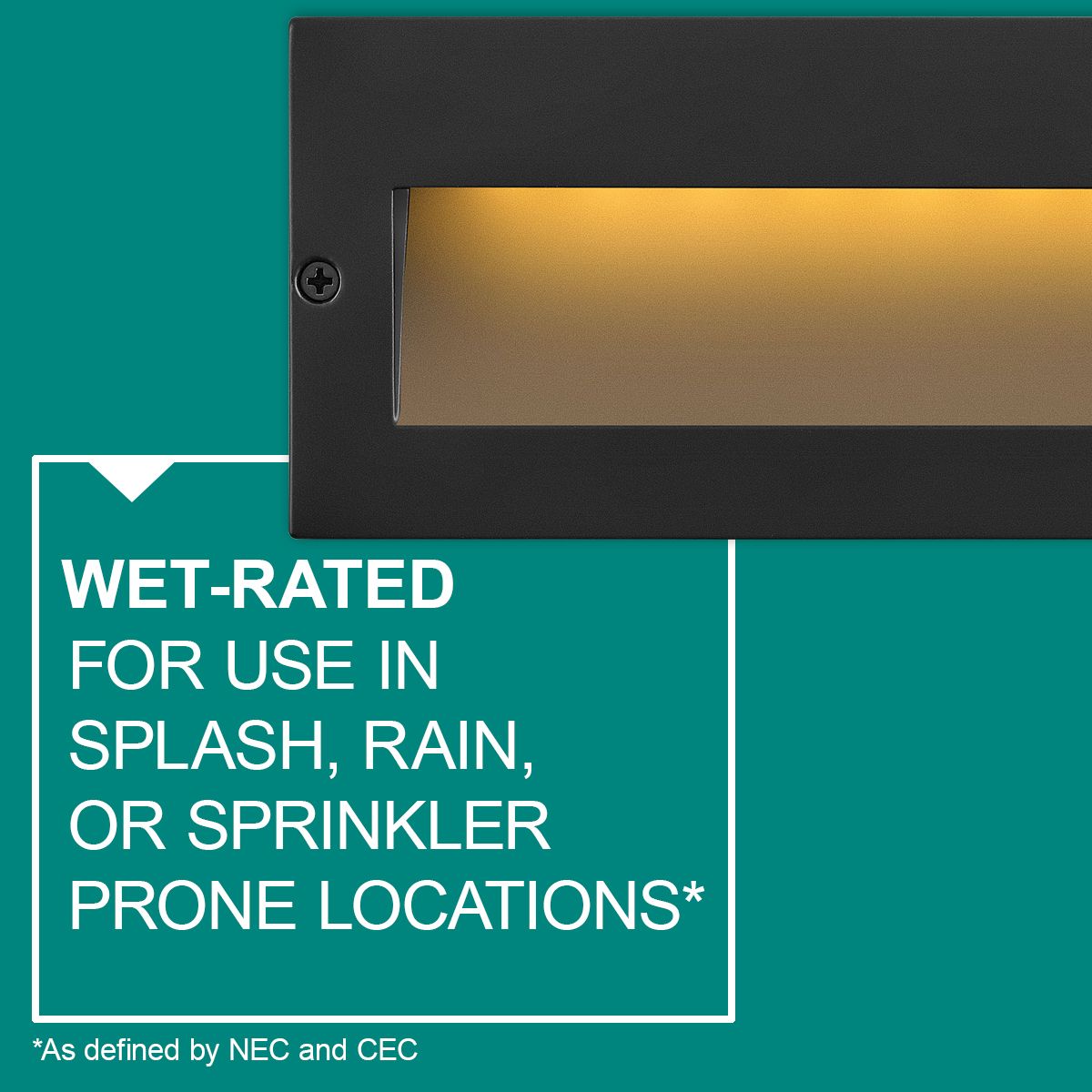 Hinkley Fraser 8 1/2" Wide Satin Black LED Step Light