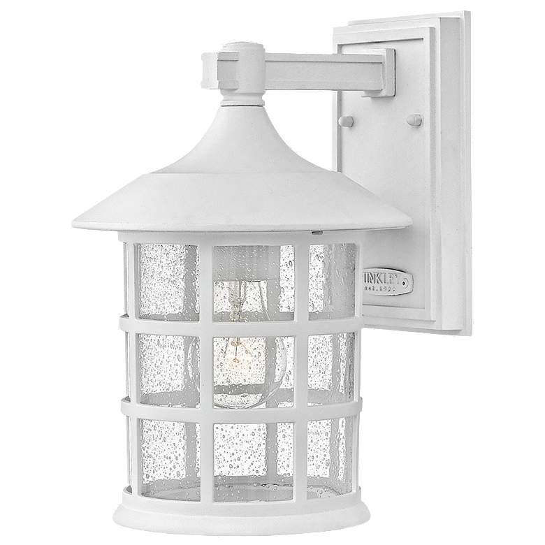 Image 1 Hinkley Freeport 12 1/4"H Textured White Outdoor Wall Light