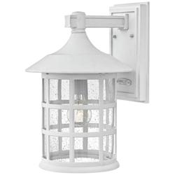 Hinkley Freeport 15 1/4&quot;H Classic White Outdoor Wall Light