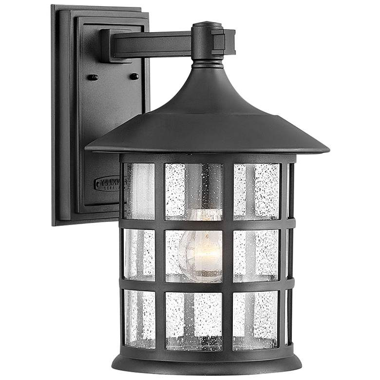 Image 1 Hinkley Freeport 15 1/4"H Textured Black Outdoor Wall Light