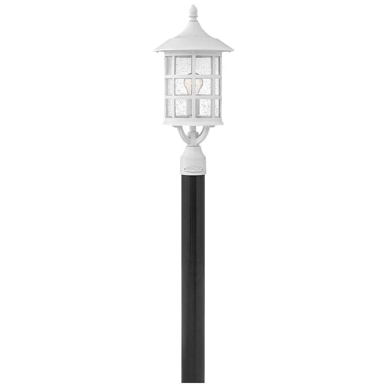 Image 1 Hinkley Freeport 20 1/2"H Textured White Outdoor Post Light