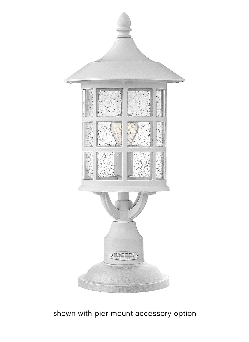 Image 3 Hinkley Freeport 20 1/2"H Textured White Outdoor Post Light more views