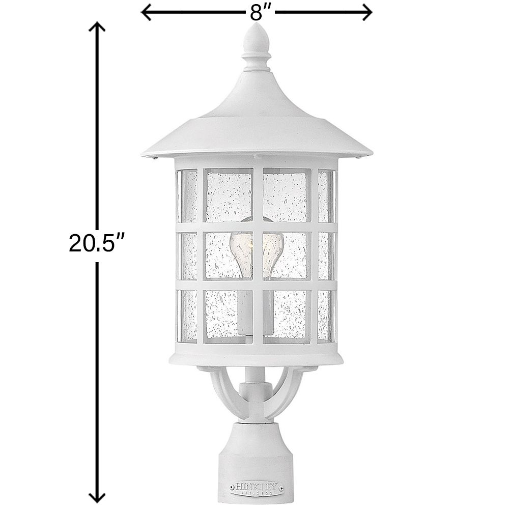 Image 6 Hinkley Freeport 20 1/2"H Textured White Outdoor Post Light more views