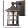 5_Hinkley Freeport 9 1/4" Coastal Elements Bronze Outdoor Wall Light more views