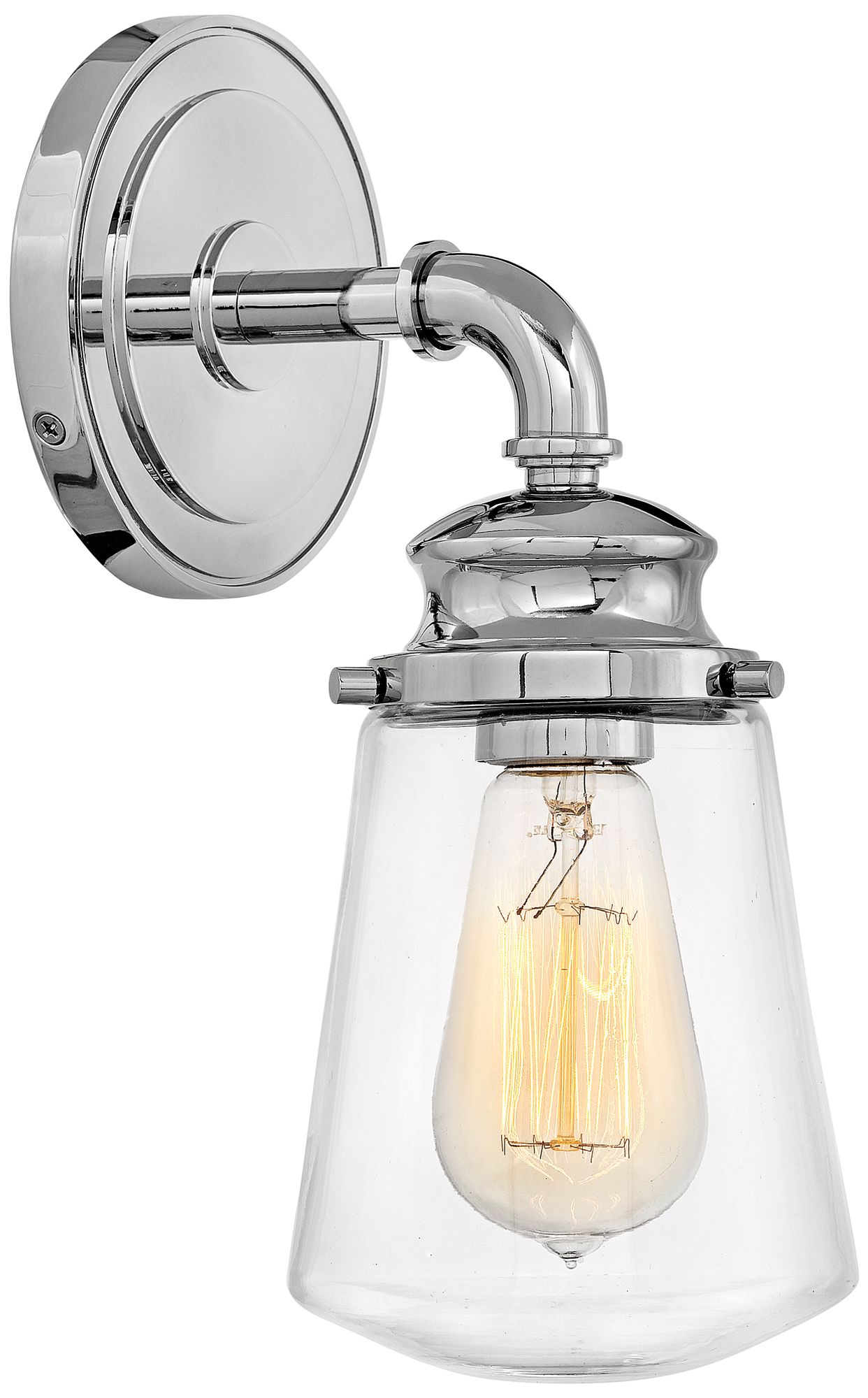 Hinkley Fritz 11 3/4" High Chrome Wall Sconce