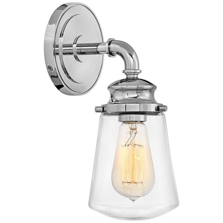 Hinkley Fritz 11 3/4&quot; High Chrome Wall Sconce