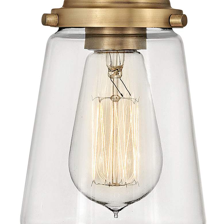 Image 2 Hinkley Fritz 11 3/4" High Heritage Brass Wall Sconce more views
