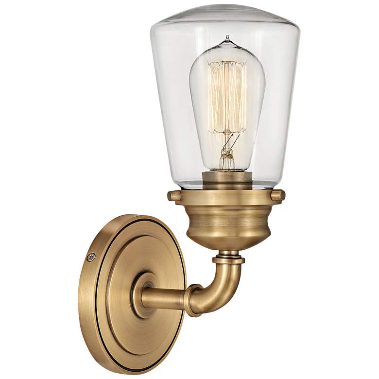 Image 3 Hinkley Fritz 11 3/4 inch High Heritage Brass Wall Sconce more views