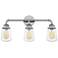 Hinkley Fritz 24" Wide Chrome 3-Light Bath Light