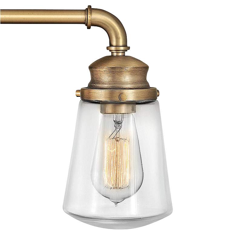 Image 3 Hinkley Fritz 24" Wide Heritage Brass Bath Light more views
