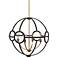 Hinkley Fulham 26" Wide Buckeye Bronze 4-Light Chandelier