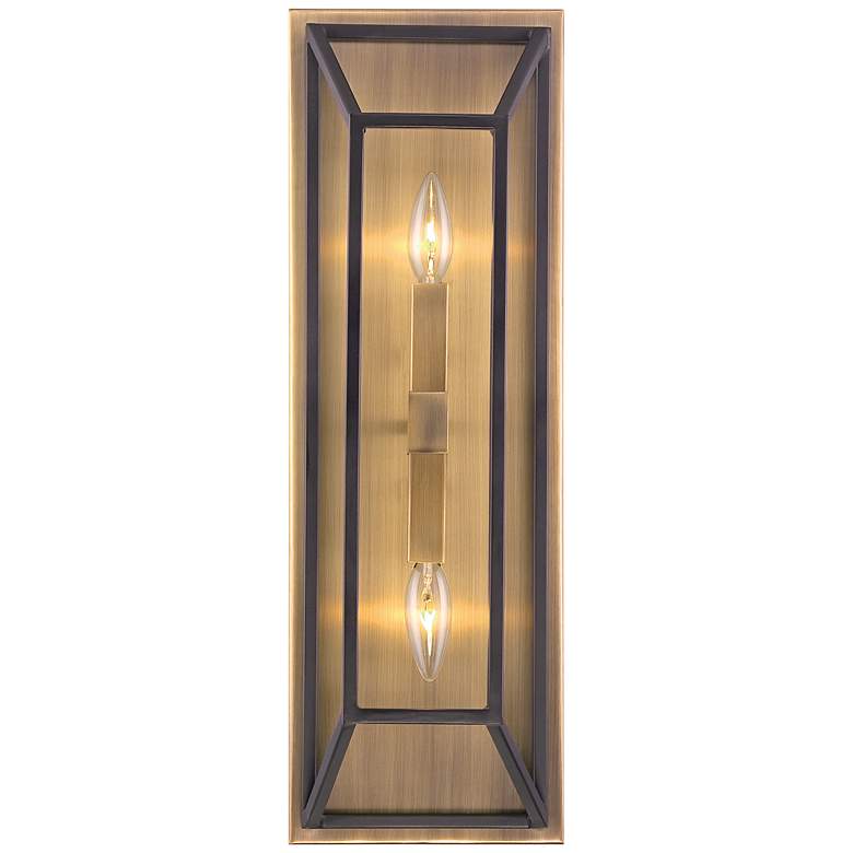 Image 2 Hinkley Fulton 22 1/2 inch High Bronze 2-Light Wall Sconce