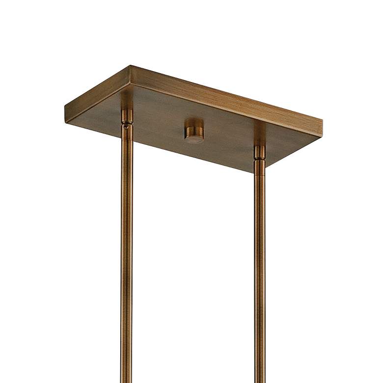 Image 4 Hinkley Fulton 50" Wide Bronze Island Linear Chandelier more views