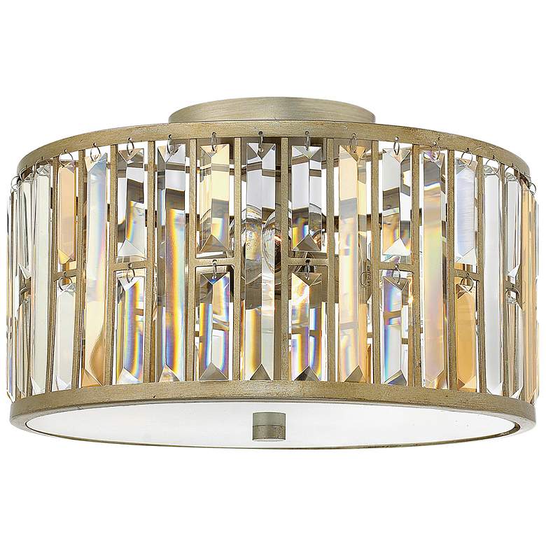 Image 2 Hinkley Gemma 16 1/2" Wide Silver Leaf Ceiling Light more views
