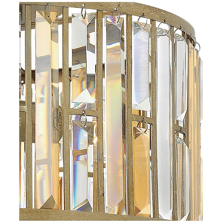 Image 4 Hinkley Gemma 16 1/2" Wide Silver Leaf Ceiling Light more views