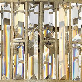 Image5 of Hinkley Gemma 16 1/2" Wide Silver Leaf Ceiling Light more views