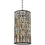 Hinkley Gemma 16" Wide Vintage Bronze and Crystal Modern Pendant