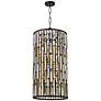 Hinkley Gemma 16" Wide Vintage Bronze and Crystal Modern Pendant