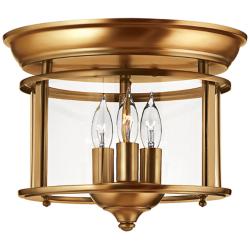 Hinkley Gentry 11 1/2" Wide Heirloom Brass Ceiling Light