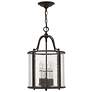 1_Hinkley Gentry 12" Wide Olde Bronze Hanging Foyer Light Pendant