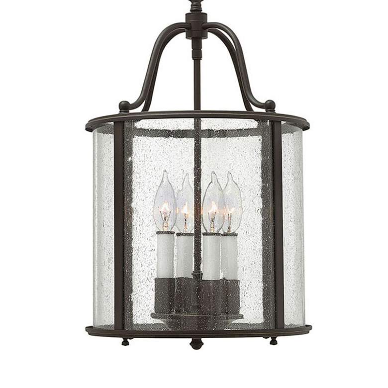 Image 2 Hinkley Gentry 12" Wide Olde Bronze Hanging Foyer Light Pendant more views