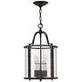 2_Hinkley Gentry 12" Wide Olde Bronze Hanging Foyer Light Pendant more views