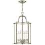 Hinkley Gentry 14" Wide Polished Nickel 6-Light Pendant