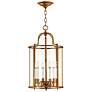 Hinkley Gentry 14"W 6-Light Heirloom Brass Foyer Chandelier