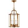 Hinkley Gentry 14"W 6-Light Heirloom Brass Foyer Chandelier