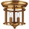 Hinkley Gentry 9 1/2" Wide Heirloom Brass Ceiling Light
