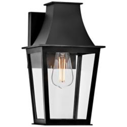 Hinkley Georgetown 12 1/2" High Black Outdoor Wall Light