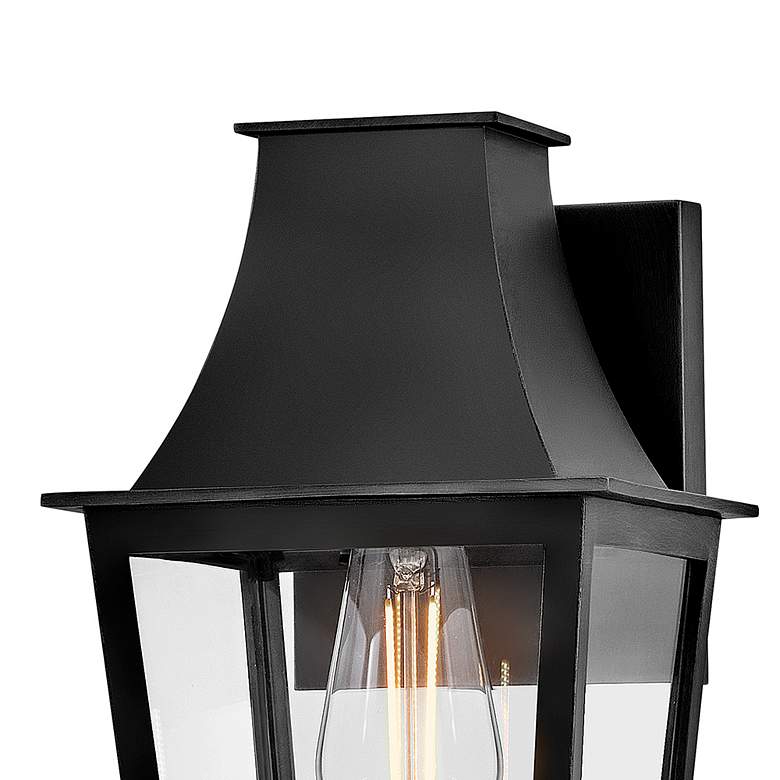 Image 3 Hinkley Georgetown 12 1/2" High Black Outdoor Wall Light more views