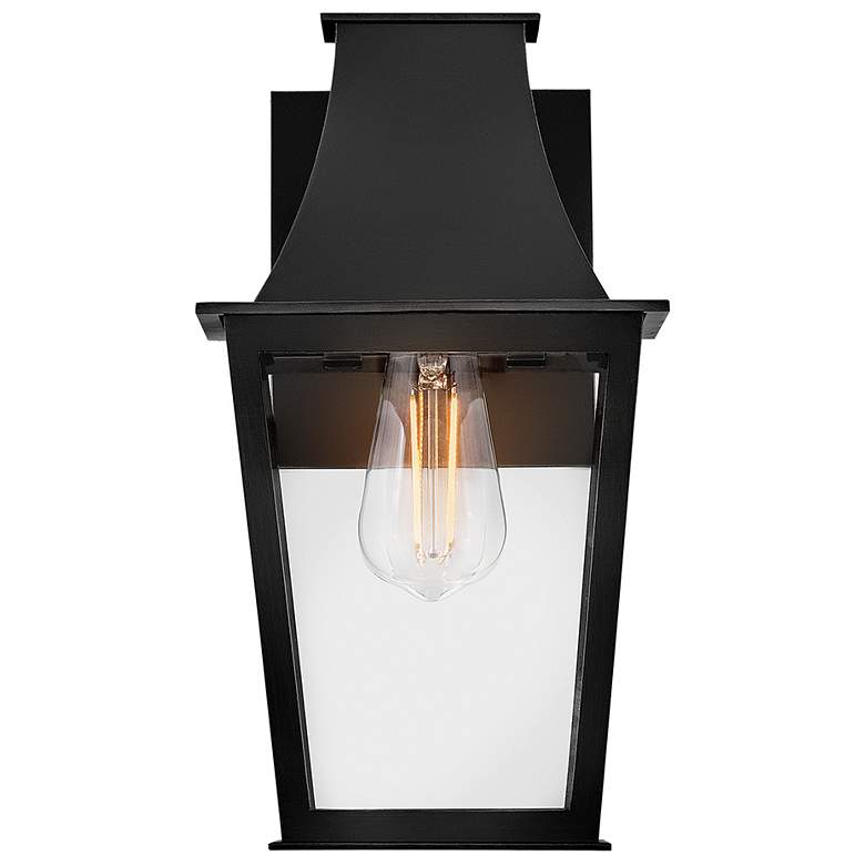 Image 5 Hinkley Georgetown 12 1/2" High Black Outdoor Wall Light more views