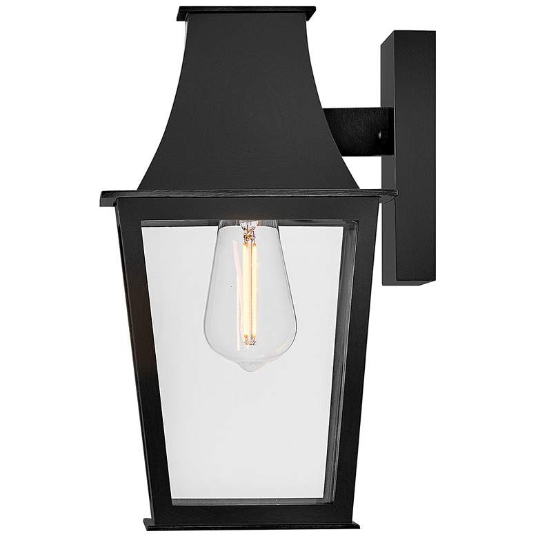 Image 6 Hinkley Georgetown 12 1/2" High Black Outdoor Wall Light more views