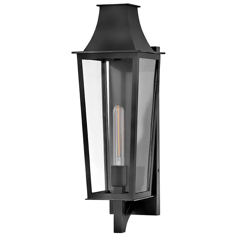Image 2 Hinkley Georgetown 21 3/4" High Black Outdoor Wall Light more views