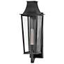 2_Hinkley Georgetown 21 3/4" High Black Outdoor Wall Light more views