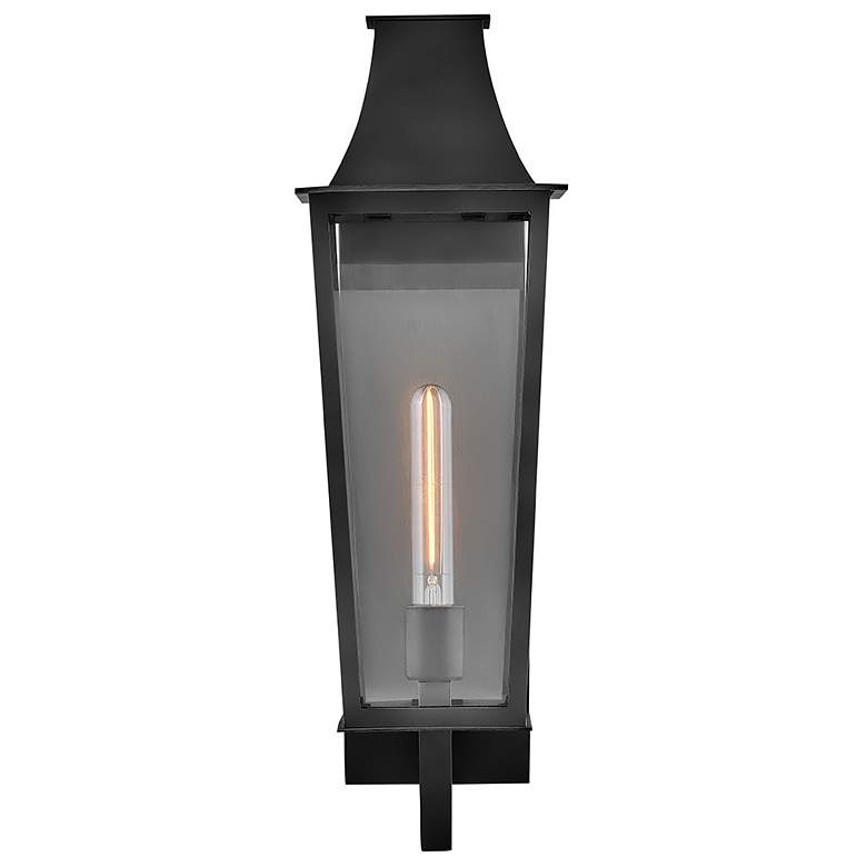 Image 7 Hinkley Georgetown 21 3/4" High Black Outdoor Wall Light more views