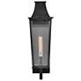 7_Hinkley Georgetown 21 3/4" High Black Outdoor Wall Light more views