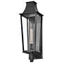 Hinkley Georgetown 21 3/4" High Black Outdoor Wall Light